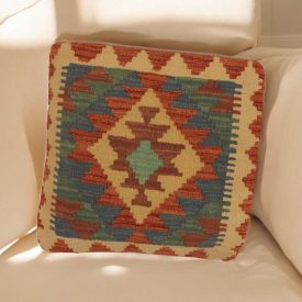 Poduszka ręcznie tkana 45x45 poszewka na poduszkę Kilim