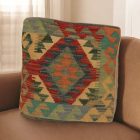 Poduszka ręcznie tkana 45x45 poszewka na poduszkę Kilim