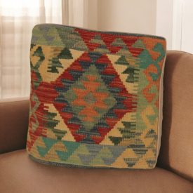 Poduszka ręcznie tkana 45x45 poszewka na poduszkę Kilim