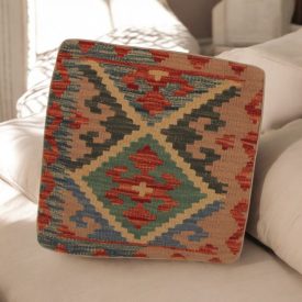   Ręcznie tkana poszewka na poduszkę 45x45 Kilim poduszka dekoracyjna