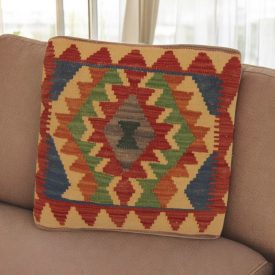   Ręcznie tkana poszewka na poduszkę 45x45 Kilim poduszka dekoracyjna