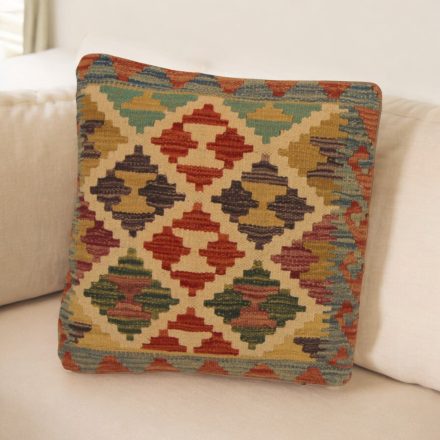 Ręcznie tkana poszewka na poduszkę 45x45 Kilim poduszka dekoracyjna