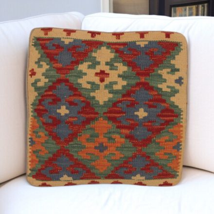 Poduszka dekoracyjna kilim 45x45 ręcznie tkana poszewka na poduszkę