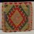Poduszka Kilim 45x45 ręcznie tkana poszewka na poduszkę