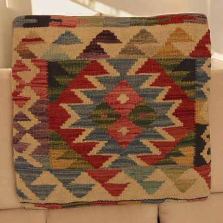 Poduszka Kilim 45x45 ręcznie tkana poszewka na poduszkę