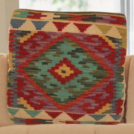 Poduszka Kilim 45x45 ręcznie tkana poszewka na poduszkę
