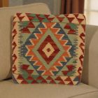Poszewka na poduszkę Kilim 45x45 ręcznie tkana poduszka dekoracyjna