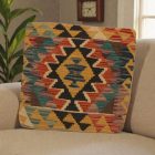 Poszewka na poduszkę Kilim 45x45 ręcznie tkana poduszka dekoracyjna