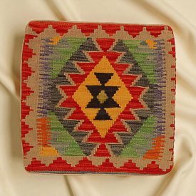   Ręcznie tkana poszewka na poduszkę Kilim 45x45 poduszka dekoracyjna