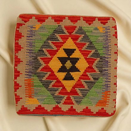 Ręcznie tkana poszewka na poduszkę Kilim 45x45 poduszka dekoracyjna