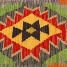 Ręcznie tkana poszewka na poduszkę Kilim 45x45 poduszka dekoracyjna