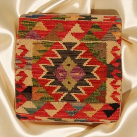  Ręcznie tkana poszewka na poduszkę 45x45 Kilim poduszka dekoracyjna