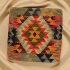 Ręcznie tkana poszewka na poduszkę 45x45 Kilim poduszka dekoracyjna