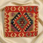 Ręcznie tkana poszewka na poduszkę 45x45 Kilim poduszka dekoracyjna