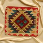 Ręcznie tkana poszewka na poduszkę 45x45 Kilim poduszka dekoracyjna