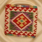 Ręcznie tkana poszewka na poduszkę 45x45 Kilim poduszka dekoracyjna