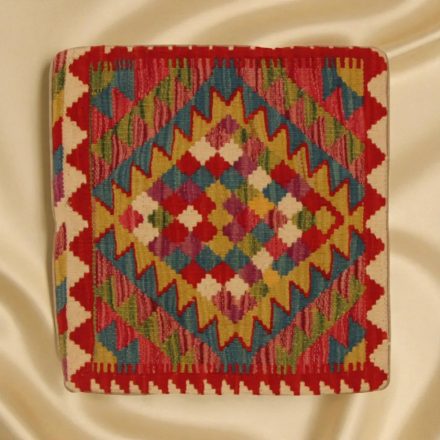 Poduszka dekoracyjna kilim 45x45 ręcznie tkana poszewka na poduszkę