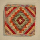 Poduszka dekoracyjna kilim 45x45 ręcznie tkana poszewka na poduszkę