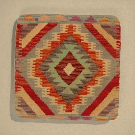   Poduszka dekoracyjna kilim 45x45 ręcznie tkana poszewka na poduszkę