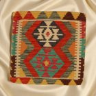Poduszka dekoracyjna kilim 45x45 ręcznie tkana poszewka na poduszkę