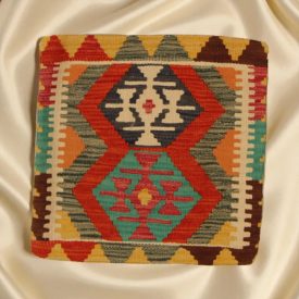   Poduszka dekoracyjna kilim 45x45 ręcznie tkana poszewka na poduszkę