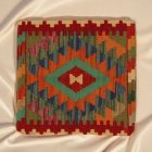 Poduszka dekoracyjna kilim 45x45 ręcznie tkana poszewka na poduszkę
