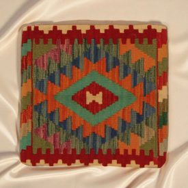   Poduszka dekoracyjna kilim 45x45 ręcznie tkana poszewka na poduszkę