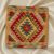 Poduszka dekoracyjna kilim 45x45 ręcznie tkana poszewka na poduszkę
