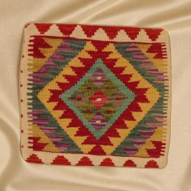   Poduszka dekoracyjna kilim 45x45 ręcznie tkana poszewka na poduszkę