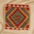 Poduszka dekoracyjna kilim 45x45 ręcznie tkana poszewka na poduszkę