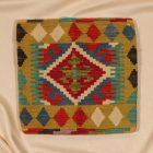 Poduszka dekoracyjna kilim 45x45 ręcznie tkana poszewka na poduszkę