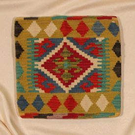   Poduszka dekoracyjna kilim 45x45 ręcznie tkana poszewka na poduszkę