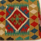 Poduszka dekoracyjna kilim 45x45 ręcznie tkana poszewka na poduszkę