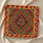 Poduszka dekoracyjna kilim 45x45 ręcznie tkana poszewka na poduszkę