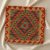 Poduszka dekoracyjna kilim 45x45 ręcznie tkana poszewka na poduszkę