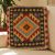 Afgańska poszewka na poduszkę Kilim 50x50 ręcznie tkana poduszka