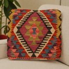 Poduszka dekoracyjna Kilim 50x50 ręcznie tkana poszewka na poduszkę Kilim
