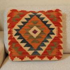 Poduszka dekoracyjna Kilim 50x50 ręcznie tkana poszewka na poduszkę