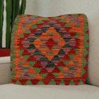 Orientalska poduszka dekoracyjna 50x50 ręcznie tkana poszewka na poduszkę Kilim