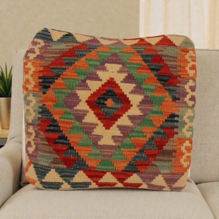 Afgańska poszewka na poduszkę Kilim 50x50 ręcznie tkana poduszka
