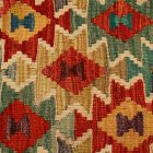 Orientalska poduszka dekoracyjna 45x50 ręcznie tkana poszewka na poduszkę Kilim
