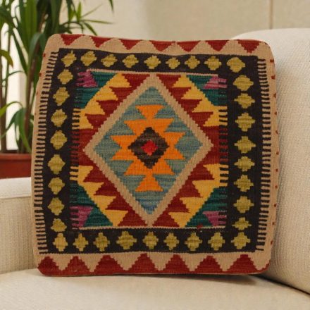 Ręcznie tkana poszewka na poduszkę Kilim 45x50 poduszka dekoracyjna Kilim