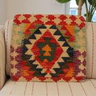 Poduszka Kilim 45x45 ręcznie tkana poszewka na poduszkę