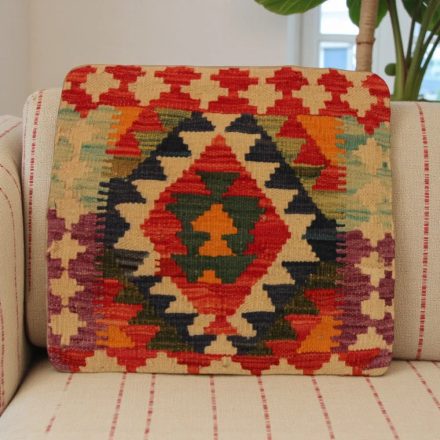 Poduszka Kilim 45x45 ręcznie tkana poszewka na poduszkę