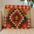 Poduszka Kilim 45x45 ręcznie tkana poszewka na poduszkę