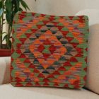 Afgańska poszewka na poduszkę Kilim 50x50 ręcznie tkana poduszka