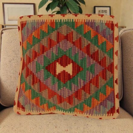 Poduszka Kilim 50x50 ręcznie tkana poszewka na poduszkę