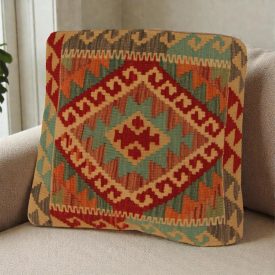   Poszewka na poduszkę Kilim 50x50 ręcznie tkana poduszka dekoracyjna