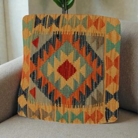Poszewka na poduszkę Kilim 50x50 ręcznie tkana poduszka
