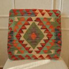 Poduszka dekoracyjna Kilim 45x45 ręcznie tkana poszewka na poduszkę